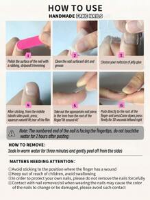 YINZIJIA Unique Design, Short Almond Shaped, 10 Pressed Nails, Pink French 3D Faux Pearls, Ice Crystal Petals Surrounding Faux Pearl Design With Circular Pattern, Short Size, Almond Shaped Pressed Nails, Perfect Gift For Daily Wear And Holiday Parties For Girls And Women In Spring And Summer Nail Supplies Nails