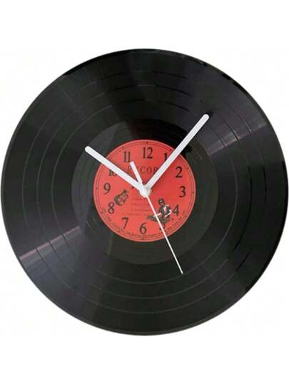 Simulation Vinyl Record Retro Creative Klok Luxe Wand Cafe Bar ation Tafel Mute Sideboard ations Ornaments Art Desktop Painting High Sense Niche Living Room Painting.,Home ,Room Birthday Graduation Bedroom Dormitory Back To School Surprise Supplies view 10