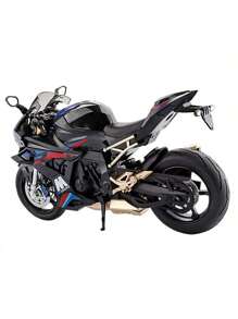 Collection 2025 - BMW S1000RR, modèle de moto en alliage moulé sous pression échelle 1:10, réplique de moto réaliste, objet de collection, jouet sonore et lumineux, décoration de maison, ornement de bureau - cadeau d'anniversaire, cadeau de Pâques, cadeau de fête, cadeau parfait, jouet, retour à l'école