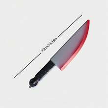 1pc Realistic Plastic Knife, Halloween Decoration Toy, Prank Prop, Cosplay Accessory - 彩色 - 查看 8
