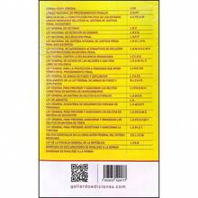 Libro en Pasta Blanda "Legislación Especializada Penal Federal 2025" – Edición Oficial, Completa y Actualizada Publicada por Ediciones Gallardo, Compilación en Materia Penal Vigentes en México, Incluye Ley Nacional de Ejecución Penal, Ley Federal contra la Delincuencia Organizada, Ley de Extinción de Dominio, Ley de Segurid4d Nacional, Ley General en Materia de Delitos Electorales, Ley General de Víctimas, Ley General para Prevenir y Sancionar la Tortura y Otras Disposiciones Complementarias, Obra de 856 Páginas en Formato Práctico de 13.8 * 4 * 21 cm, Herramienta Jurídica Fundamental para Abogados Penalistas, Jueces, Agentes del Ministerio Público, Litigantes, Estudiantes de Derecho, Funcionarios Federales y Organismos de Procuración de Justicia, Ideal para la Práctica Profesional en el Sistema Penal Acusatorio, Fiscalías, Tribunales y Despachos Especializados, Recurso Técnico y Actualizado para Consultas Rápidas y Precisas, con Enfoque Profesional y Normativo Vigente en 2025 - Libro único - Ver 2