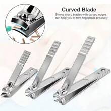 2Set (19pcs/Set) TOE NAIL CLIPPERS CUTTER SET PODIATRY PEDICURE KIT HEAVY DUTY FOR THICK NAILS - Black - View 4