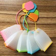 1pc Creative Silicone Tea Infuser - Tea Leaf Filter, Tea Maker, Easy To Use And Clean, Ideal Gift For Tea Lovers - Multicolor - View 2