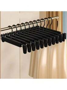 40 piezas/20 piezas/15 piezas Pinzas de pants con acabado mate, perchas de tienda para adultos, colgantes de acabado colorido mate. Perchas para pantalanes extensibles. Ganchos de colores múltiples, gran regalo de Año Nuevo para familiares y amigos. Pantalones de vestir, pantalones, botas, falda JK, pinza de falda, colgador de pantalones