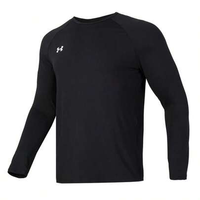 Under Armour Men's Casual Knit Crew Neck Soft Comfortable Long Sleeve T-Shirt, Daily Training & Fitness Wear Top