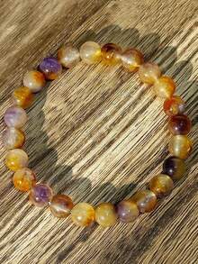 1pc Rich And Prosperity Bracelet Colorful Tourmaline Stone First Choice For Daily Wear - Colorful - View 2