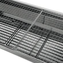 Portable Stainless Steel Grill, 73*33.5*70cm, Foldable Grill Camping Picnic Outdoor Garden - Silver - View 8
