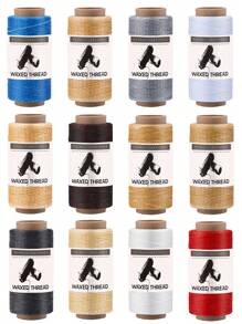 1 卷蜡线，150 米/164 码皮革缝纫线，手工缝纫线，适用于手工缝制皮革、装订和初学者手工 DIY