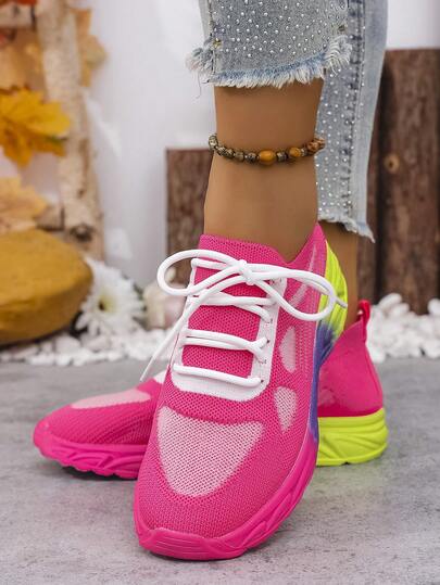 2025 New Colorful Sole Fashion Sports Running Shoes