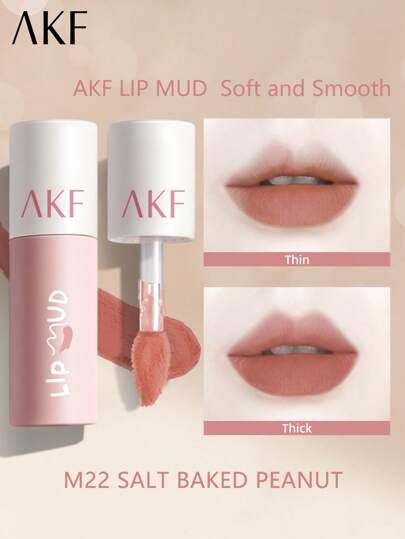 AKF 3g Boue à lèvres AKF, facile à appliquer, convient comme cadeau pour les amis