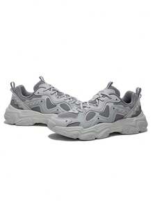 CAMEL CROWN Men's Sports Shoes All-Match Height-Enhancing Chunky Sneakers Breathable Casual Shoes Jogging Shoes