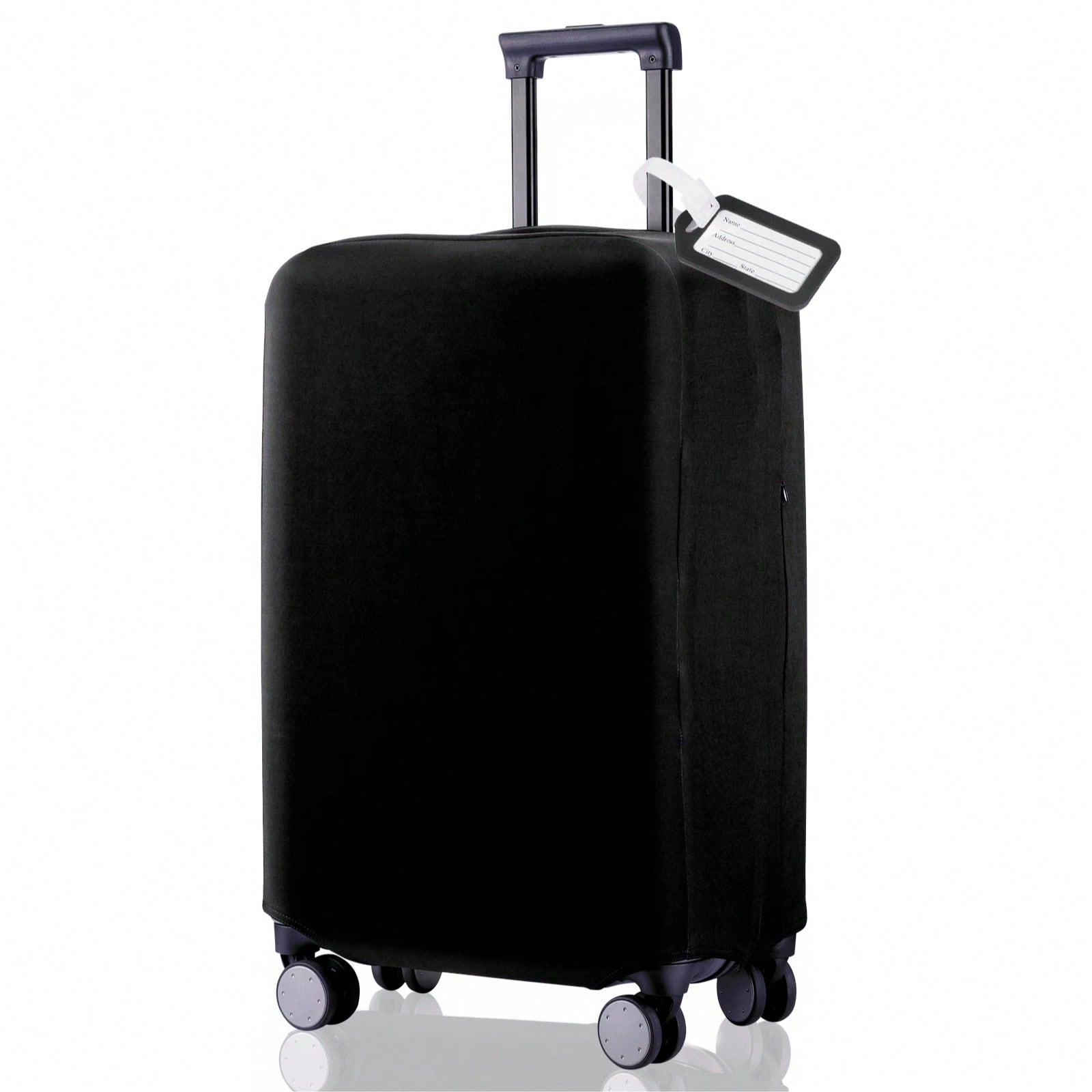 Verstärkter, verschleißfester, elastischer Gepäckschutzüberzug, einfarbiges minimalistisches Design, Trolley-Koffer-Staubschutz für den Flughafen - SHEIN - Modalova