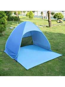 Pop-Up Beach Tent, Spacious Family Beach Tent With Carry Bag - Compact Folding Design, Suitable For Outdoor Camping, Picnic And Travel, Lightweight Durable Portable Sun Shelter, UPF 50+ UV Protection! Includes 6 Tent Pegs. Perfect Christmas, Halloween Or Thanksgiving Gift