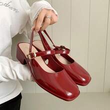 Women Pumps - Red - View 5