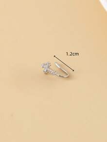 1 Stück neuer Vintage-Stil synthetischer Nasenclip, ohne Piercing, verstellbar für Frauen, minimalistisch & niedlich, geeignet für den täglichen Gebrauch und Partys - Verschiedenfarbig - Übersicht 5