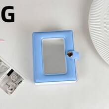 1pc 3-Inch Star Mini Photo Card Holder, 32 Pockets, K-POP Photo Card Holder, Celebrity Style Photo Collection, School,For School Supplies,Back To School