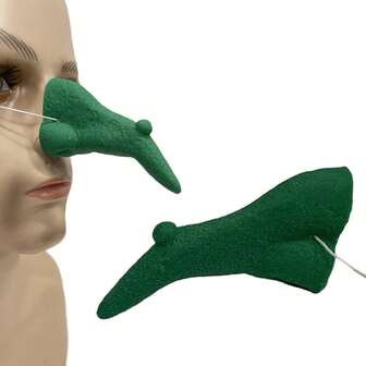 Halloween Witch Nose Latex Witch Nose Party Performance Props's Funny Fake Nose Witch Costume