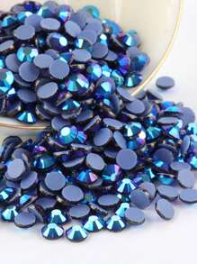 SS6 2mm Multi Color Glass Hotfix Rhinestones 1440pcs Round Shape Crystal Strass Flat Back Hotfix Rhinestone For Clothes Garment Decoration