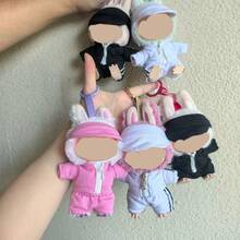 3pcs Basic Keychain Set For Labubu Clothing, Accessories For Sportswear And Doll Clothes