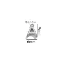 10pcs Stainless Steel Alphabet Pendants DIY Necklace Earrings Bracelet Jewelry Making Accessories