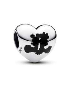 Disney 1 pieza de colgante de cuenta de plata de ley 925, adecuado para pulsera DIY original, regalo de joyería de moda para el cumpleaños o compromiso de la mujer, modelo de alta