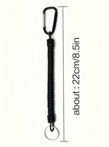 2 Peças Cordas Anti-Perda para Pesca - Acessórios Antiderrapantes para Mochila de Camping e Caminhada Ao Ar Livre, Chaveiro/Bolsa de Troca