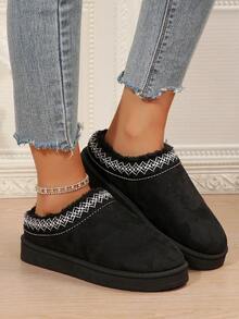 2025 New Women's Snow Boots, Thick Fur Lining, Warm Cotton Padded, Thick Sole, Short Boots For Winter