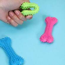 1/3 piezas Juguetes para masticar con forma de hueso pequeños de 10 cm para perros, juguetes de goma para limpiar los dientes, palitos de cepillo de dientes para perros para entrenamiento y entretenimiento
