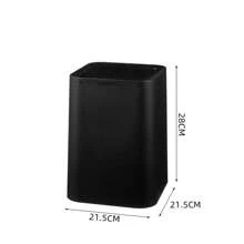 1pc Household Bathroom Wastebasket With Lid, Nordic Style Sorting Trash Bin For Office, Bedroom, Kitchen, Bathroom And Living Room Large,Kitchen,Bathroom,Multi-Colored Trash Can,Garbage Bin, Household With Lid, Simple Square Living Room, Kitchen, Bathroom, Toilet, Style, High Aesthetic Value, Light Luxury Paper Basket