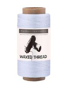 1 卷蜡线，150 米/164 码皮革缝纫线，手工缝纫线，适用于手工缝制皮革、装订和初学者手工 DIY