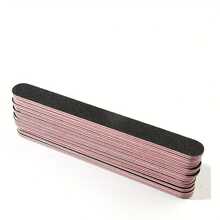 50pcs Professional Double-Sided Nail File Set, 100/180 Grit Black Sandpaper Nail Buffer Board, Washable Double-Sided Nail File, Suitable For Natural Nails And Acrylic Nails DIY Salon Use - Multicolor - View 4