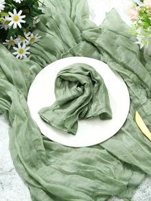 7 Packs Cheesecloth Table Gauze Table Napkins Runner 10ft Boho Gauze Table Runner 35x118 Inch Rustic Cheese Cloth Sheer Table Runner For Wedding Bridal Shower Birthday Party Decorations - Multicolor - View 4