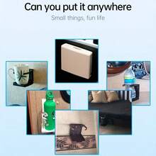 Adjustable Collapsible Beverage Holder, Folding And Adjustable Drink Holder, Includes Screws And Stickers, Suitable For Camper , Desks And Rvs In White And Black - , Space-Saving Design, Adjustable Arms