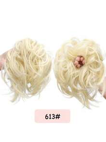 6英寸凌乱直发发髻接发马尾辫带弹性橡皮筋高髻马尾接发合成接发女士自然蓬松马尾辫日常节日万圣节使用热销 - 彩色 - 查看 14