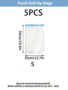 10/6/3/1pcs Vacuum Compression Storage Bags, Large Capacity Clothes Organizer Bags, No Vacuum Pump Needed, Thick Wardrobe Storage Bags, Waterproof & Moisture-Proof Bedding Bags, Ideal For Efficient Packing And Home Organization - Multicolor - View 13