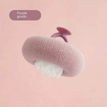 1 pieza/2 piezas/4 piezas Esponja de baño con ventosa de girasol, cepillo de ducha exfoliante para masaje, esponja esponja