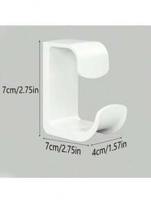 1pc Bathroom Wall Mounted Storage Rack For Face Basin, Toilet Hanging, Multi-Purpose Hook For Kitchen