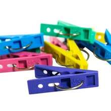 Pinzas Para Ropa De Plastico Colores pastel, Durables - 200 Pinzas - Ver 2