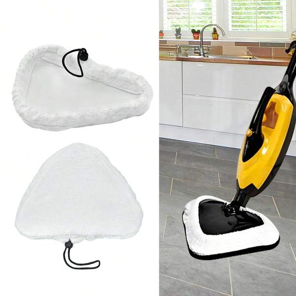 Almofadas de reposição para esfregão de fibra ultrafina, 1/2/4/6 peças, compatíveis com esfregões Shark X5/H2O, panos para esfregão a vapor, laváveis e reutilizáveis à máquina, produtos de limpeza, acessórios de limpeza para cozinha/banheiro/quarto, volta às aulas, Halloween, Natal