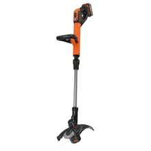 Black and Decker Cortabordes PowerCommand EasyFeed STC1840EPC-QW con una batería 18V 4Ah Litio 30cm