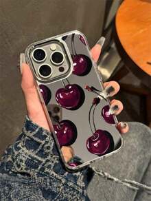Fashionable Full-Screen Cherry Blossoms Ins Mirror Phone 15 Case, Phone 14 Pro Max Makeup Cover, 13 Mirror, 12 Anti-Drop Feature, 16 Large Hole, 11 For Women,Anti-Drop Phone Case Support Protection Anti-Scratch Non-Yellowing Transparent Smartphone Cover Gift For Phone 11/11 Pro/11 Pro Max 12/12 Pro/12 Pro Max/13/13 Pro/13 Pro Max/14/14 Plus/14 Pro/14 Pro Max/15/15 Plus/15 Pro/15 Pro Max/16/16 Pro/16 Plus/16 Pro Max/X/XS/XSMax, Phone Protective, The Best Birthday Gift For Your Friends And Family, Suitable For Both Men And Women