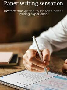 2片装哑光纸质感薄膜，防指纹、防水、防眩光、防爆、防刮擦、防摔，适用于办公/绘画书写，易于安装，保护眼睛，保护平板电脑，软膜。 - 霧面 - 查看 9