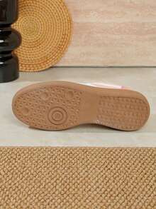 أحذية كاجوال متعددة الوظائف للنساء، أحذية رياضية كاجوال بنعل مطاطي وأصابع قدم مستديرة وأربطة، باللون الأسود والخاكي، أحذية مناسبة للاستخدام اليومي، المقاس من 36 إلى 41، أنيقة، وردي - وردي - مشاهدة 8