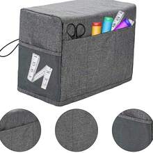 1pc Washable Lightweight Fabric Sewing Machine Dust Cover, Easy To Clean - Essential Sewing Accessory, Fits Standard Singer, Brother And Janome Machines - Multicolor - View 6