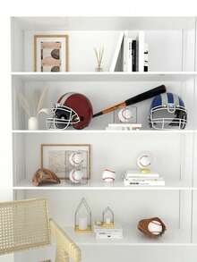 Acrylic Baseball Display Case - Transparent Display Cube, Suitable For Storing Autographed Baseballs And Displaying Collectible Baseballs - Can Be Wall-Mounted Or Placed On Desk, Ideal Decoration For Sports Memorabilia - Clear - View 6