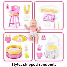 ZURU 5 惊喜我的迷你宝贝系列 2，可收藏的神秘胶囊，女孩玩具，逼真的微型婴儿，玩具套装和配件（单个胶囊） - My Mini Baby Series 2 - 查看 3