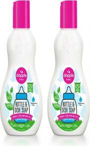 Dapple Baby Bottle Soap, Hypoallergenic Dish Soap For Baby Bottles, Powered By Plants, Fragrance Free, 169 Fl Oz (Pack Of 1) - 3 Fl Oz (Gói 2) - Xem 1