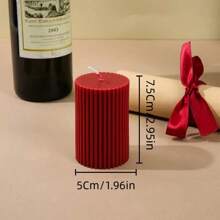 北欧风条纹装饰蜡烛，复古高端圆柱形香氛蜡烛，婚礼装饰蜡烛，浪漫氛围蜡烛，装饰蜡烛，家居烛台装饰，婚礼蜡烛，香氛蜡烛，女士礼物