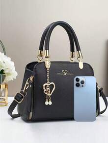 New Women's Handbag, Classic Elegant Stylish Durable, Convenient To Carry, Versatile For All Seasons, Fashionable Shoulder Bag With Large Capacity, Suitable For Travel, Shopping, Valentine's Day Gift - Multicolor - View 5