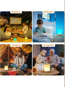 1PC Ambient Festive Gift Nightlight, Soft Glow, Decorative, Rechargeable, LED, Warm, Portable, Stylish, Cozy, Unique, Festive, Durable, Versatile.